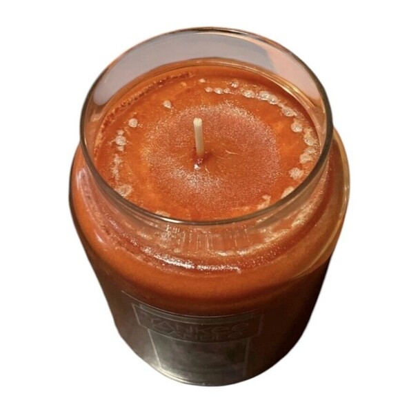 Yankee Candle Pumpkin Cinnamon Swirl Original Large Jar 22 oz NEW - Picture 2 of 4